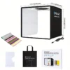 0f1c1c97-b009-4788-80e8-be949d47ad90 25cm/9.8inch Folding Portable Photo Studio