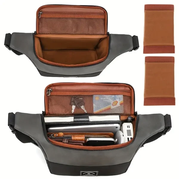 5a04aaeb-50ce-4a33-93ed-e79f48e54d30 Stylish PU Camera Bag for Men
