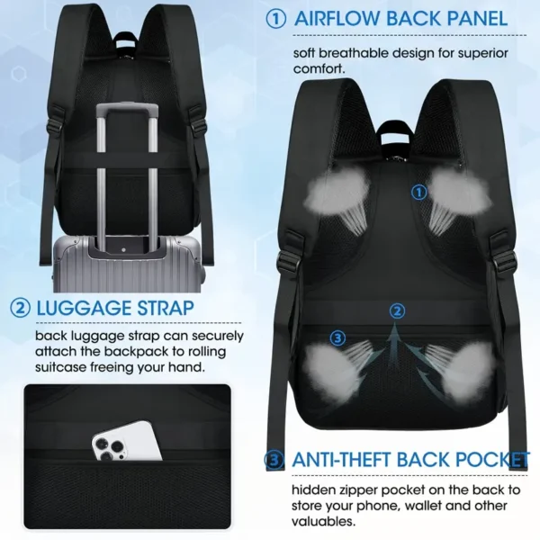 699cfec2-b28a-41ad-b4bd-5ff146374c6b Lubardy Camera Backpack