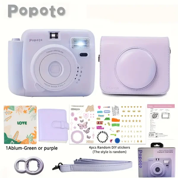 aa70dd1f-26f2-45d2-977a-cbd61d2d6077 Popoto Instant Camera Gift Bundle